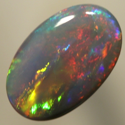 SOLID SEMI BLACK OPAL Central neon rolling flash